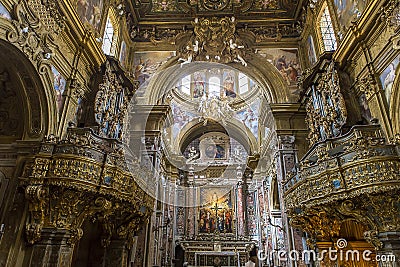 San Gregorio Armeno church, Naples Italy Stock Photo