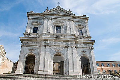 San Gregorio Magno al Celio is a church in Rome Stock Photo