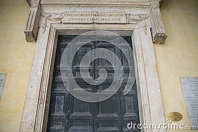 San Gregorio Magno al Celio is a church in Rome Stock Photo
