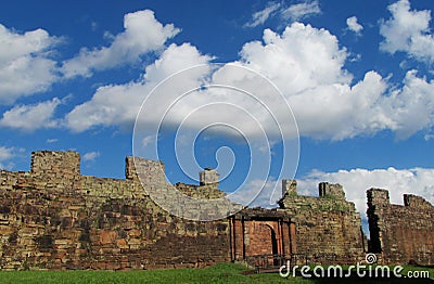 San Ignacio Mission ruins, Argentina Stock Photo