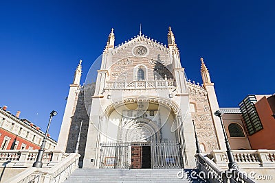 San Jeronimo el Real church in Madrid, Spain Stock Photo