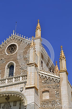San Jeronimo Real Church in Madrid Stock Photo
