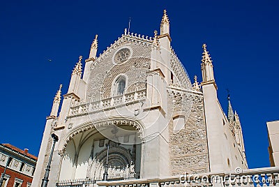 San JerÃ³nimo el Real Church in Madrid Stock Photo