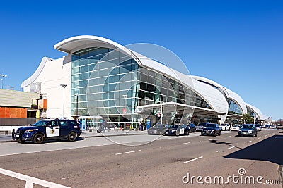 San Jose Airport SJC Terminal B Editorial Stock Photo