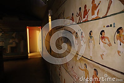 Egyptian rosicrucian museum Editorial Stock Photo