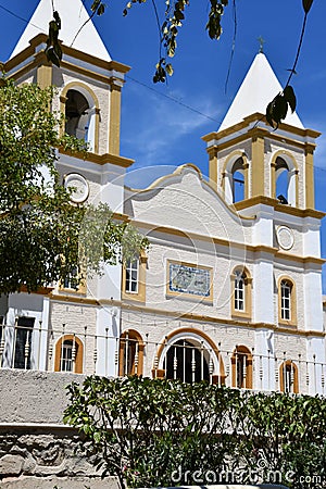 San Jose del Cabo Church (Parroquia San Jose) in Cabo San Lucas, Mexico Stock Photo