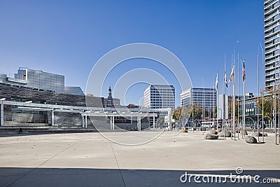 San Jose downtown cityscape, California, USA Stock Photo