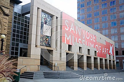 San Jose Museum of Art Editorial Stock Photo