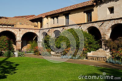 San Juan Capistrano Mission Stock Photo