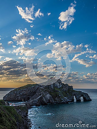 San Juan de Gaztelugatxe hermitage, Euskadi Stock Photo