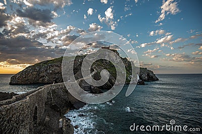 San Juan de Gaztelugatxe hermitage, Euskadi Stock Photo