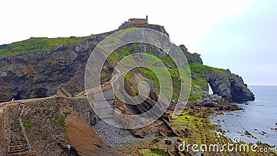 San Juan de Gaztelugatxe islet Stock Photo