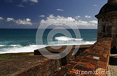 San Juan - Fort San Cristobal Stock Photo