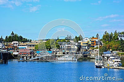 San Juan Island Friday Harbor Editorial Stock Photo