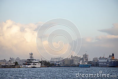 San Juan Puerto Rico waterfront Editorial Stock Photo