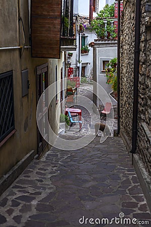 San lorenzo bellizzi, a little town in calabria near parco del pollino Editorial Stock Photo