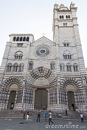 San Lorenzo Cathedral Editorial Stock Photo