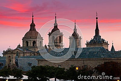 San Lorenzo de El Escorial Monastery , Spain Stock Photo