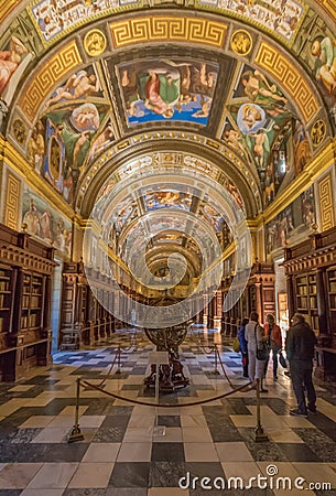 The wonderful El Escorial Monastery, Spain Editorial Stock Photo