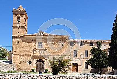 San Luis church, Velez Blanco. Stock Photo