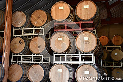 San Luis Obispo, USA - july 15 2016 : Claiborne and Churchhill winery Editorial Stock Photo