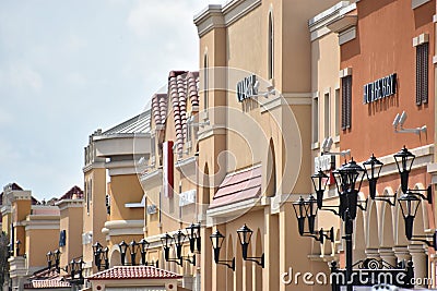 San Marcos Premium Outlets in Texas Editorial Stock Photo