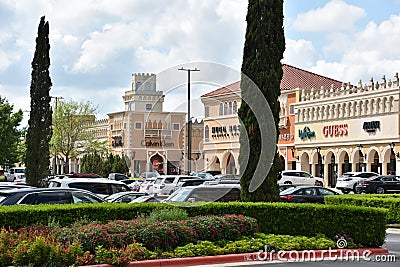 San Marcos Premium Outlets in Texas Editorial Stock Photo