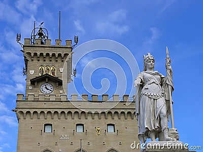 San Marino Stock Photo