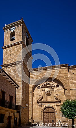 San Martin church of Casalarrein, Spain Stock Photo