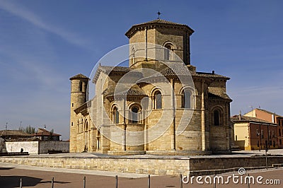 San Martin de Tours Church, Fromista, Palencia Stock Photo