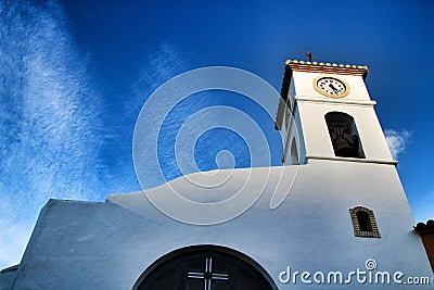 San Miguel Arcangel church in Carricola Stock Photo