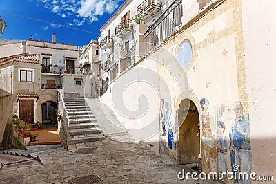 San Nicola Arcella, Calabria, South of Italy. Editorial Stock Photo