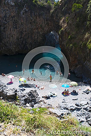 San Nicola Arcella, Cosenza, Calabria, southern Italy, Italy, Europe Editorial Stock Photo