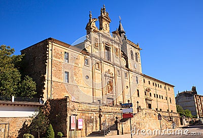 San Nicolas El Real Monastery, Villafranca del Bierzo Stock Photo