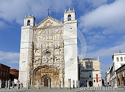 San Pable Church Valladolid Spain Editorial Stock Photo