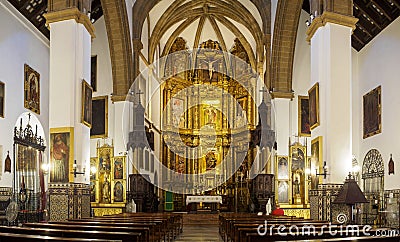San Pedro Apostol Parish. Seville. Andalusia, Spain Editorial Stock Photo