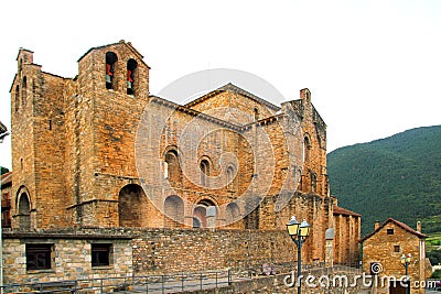 San Pedro siresa romanesque monastery Stock Photo