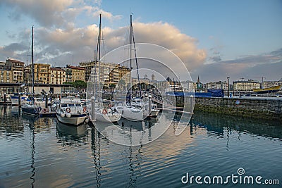 The wonderfull city of San Sebastian Editorial Stock Photo