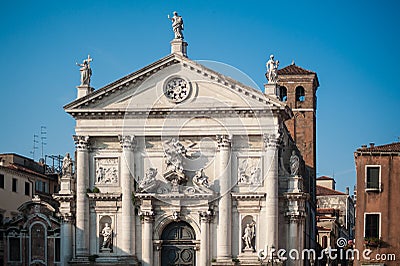 San Stai Cathedral in Venice, Italy Stock Photo