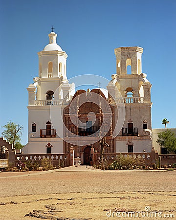 San Xavier Del Bac Stock Photo