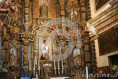 San Xavier del Bac Mission Stock Photo