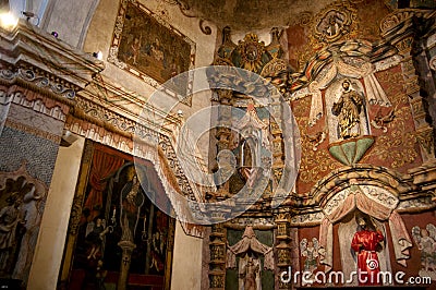 San Xavier del Bac mission church Stock Photo