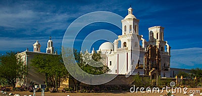 San Xavier del Bac Mission Stock Photo