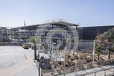 Construction of the new San Ysidro Port of Entry Editorial Stock Photo