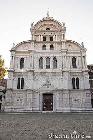 San Zaccaria church, city of Venice. Stock Photo