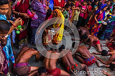 Sanatan Festival Performed Before Bangla New Year Editorial Stock Photo