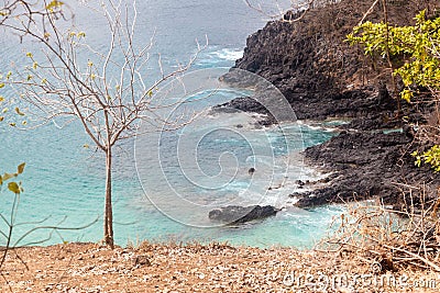 Sancho Beach Fernando de Noronha Island Stock Photo