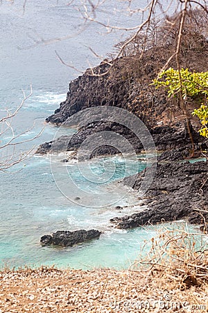 Sancho Beach Fernando de Noronha Island Stock Photo