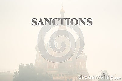 Sanctions against Russia Stock Photo