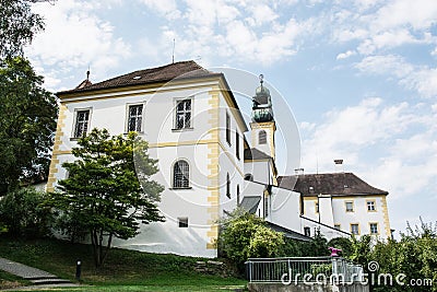 Sanctuary Mariahilf in Passau, Germany, side view Stock Photo